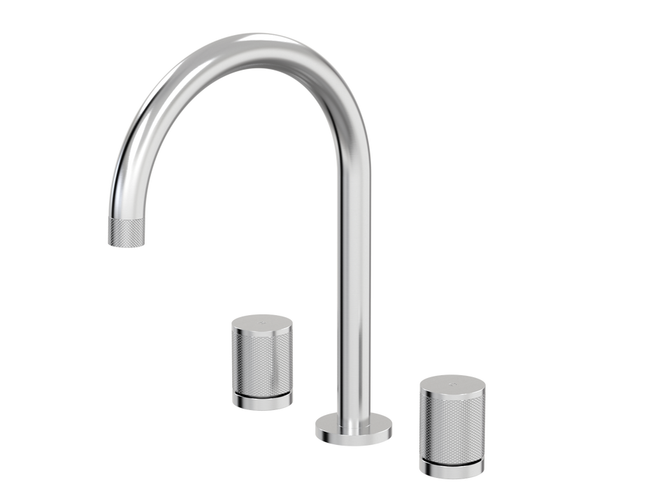 PAR Taps IDK Spa Set Swivel - Brushed Chrome (B38.061.2.02)
