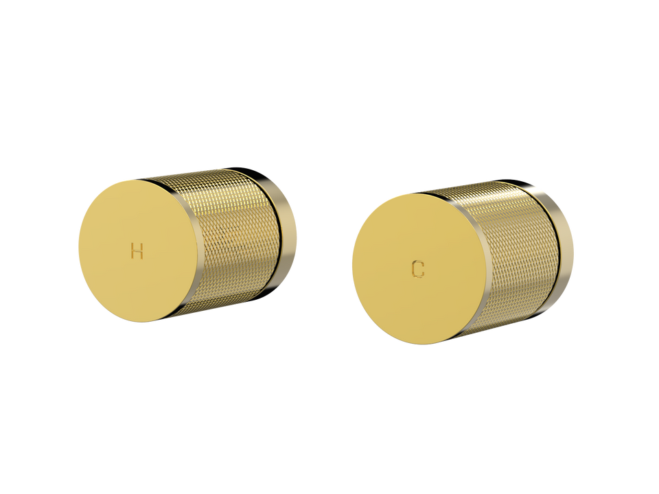 PAR Taps IDK Top Assemblies Wall Pair - 23k Gold (B38.082.2.11)
