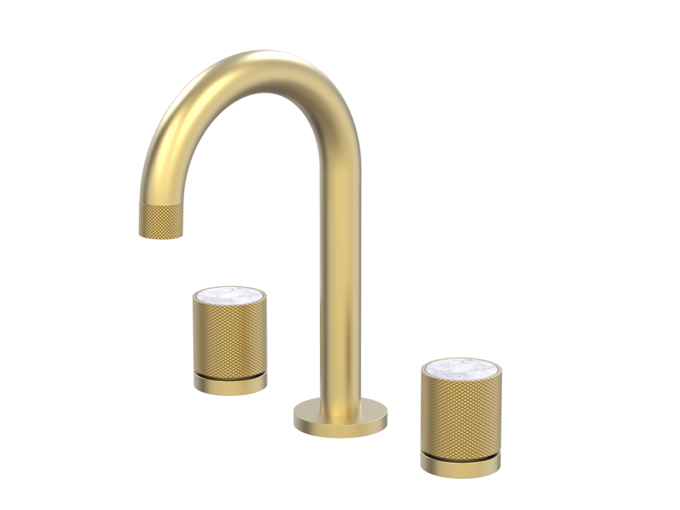 PAR Taps IDK Marble Basin Set Swivel Bianco Marble - Brass (B39.011.1.43)