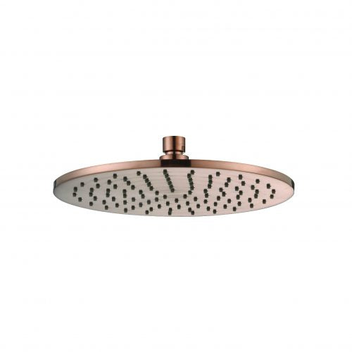 Modern National Brass Round Shower Head 250mm - Champagne (BAR250CM)