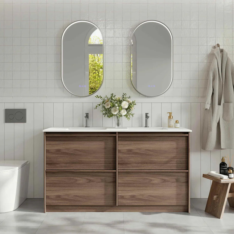 Bella 1500mm Freestanding Cabinet Notaio Walnut