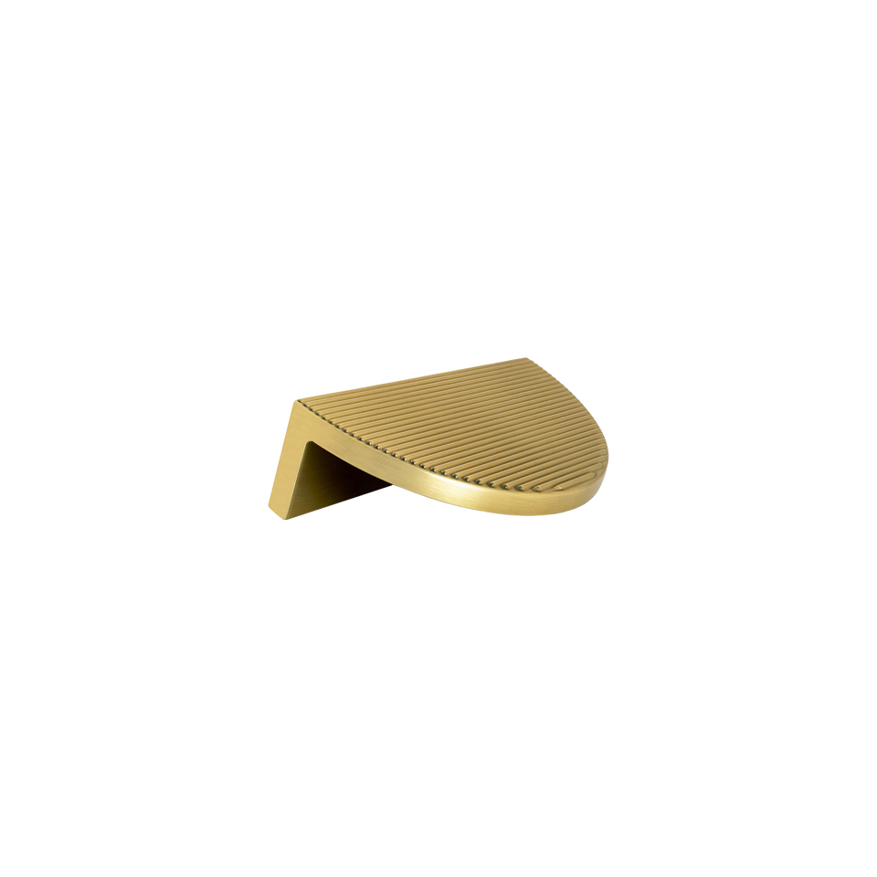 Momo Handles Barrington Eclipse Ribbed Matt Brass