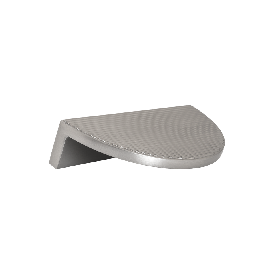 Momo Handles Barrington Eclipse Ribbed Dull Brushed Nickel