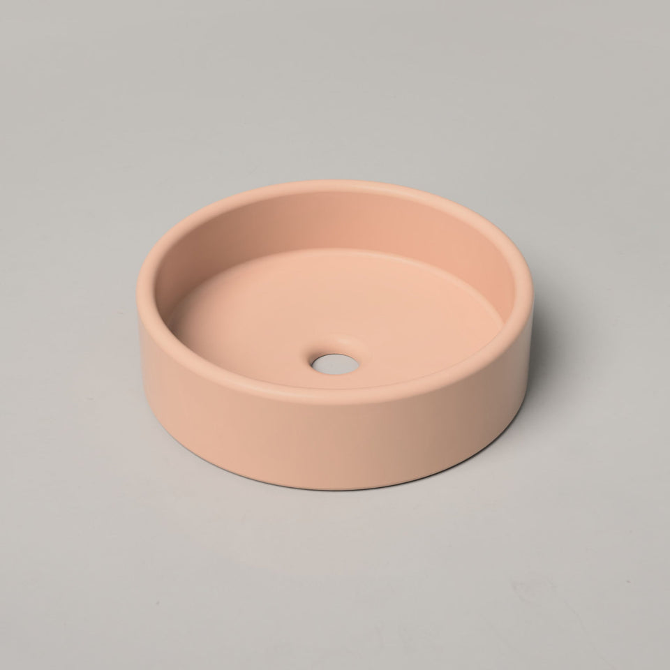 Nood Co Bowl Basin - Surface Mount - Pastel Peach (BL1-1-0-PA)