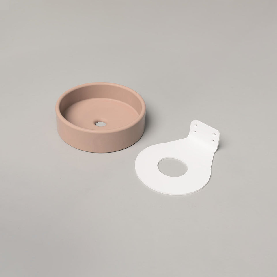 Nood Co Bowl Basin - Blush Pink / Wall (BL1-2-0-BL)