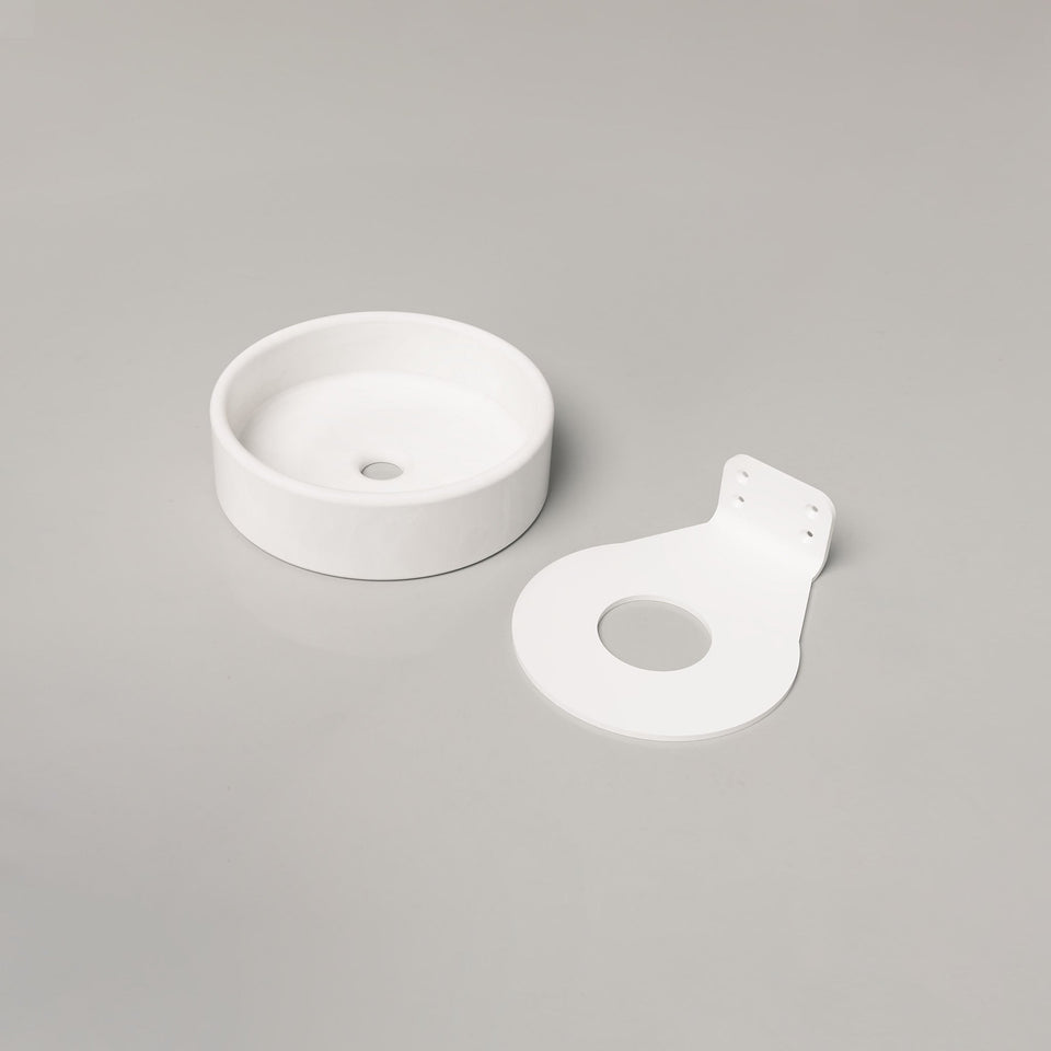 Nood Co Bowl Basin - Wall Hung - Ivory (BL1-2-0-IV)