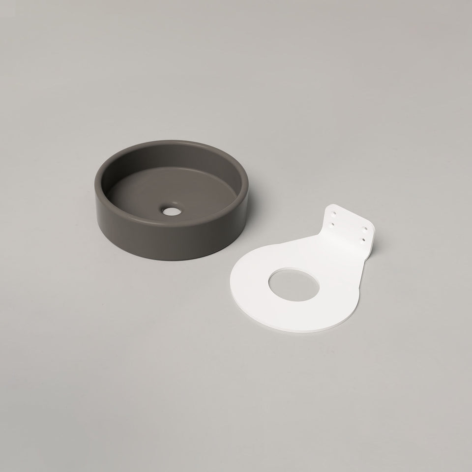 Nood Co Bowl Basin - Mid Tone Grey / Wall (BL1-2-0-MG)