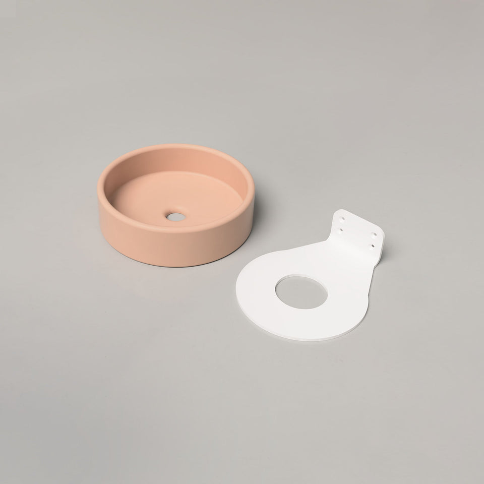 Nood Co Bowl Basin - Pastel Peach / Wall (BL1-2-0-PA)