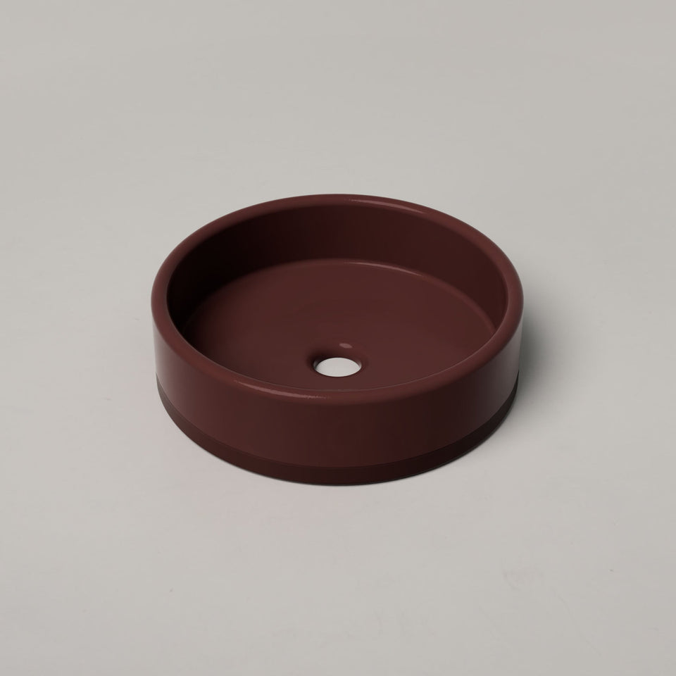Nood Co Bowl Basin Two Tone - Clay / Surface (BL2-1-0-CL)