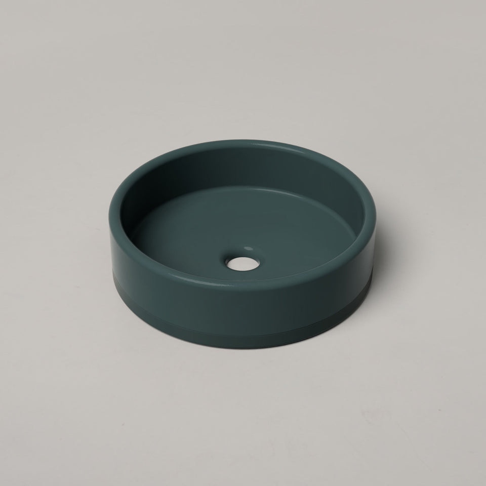 Nood Co Bowl Basin Two Tone - Surface Mount - Teal (BL2-1-0-TE)