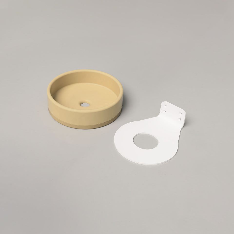 Nood Co Bowl Basin Two Tone - Custard / Wall (BL2-2-0-CU)