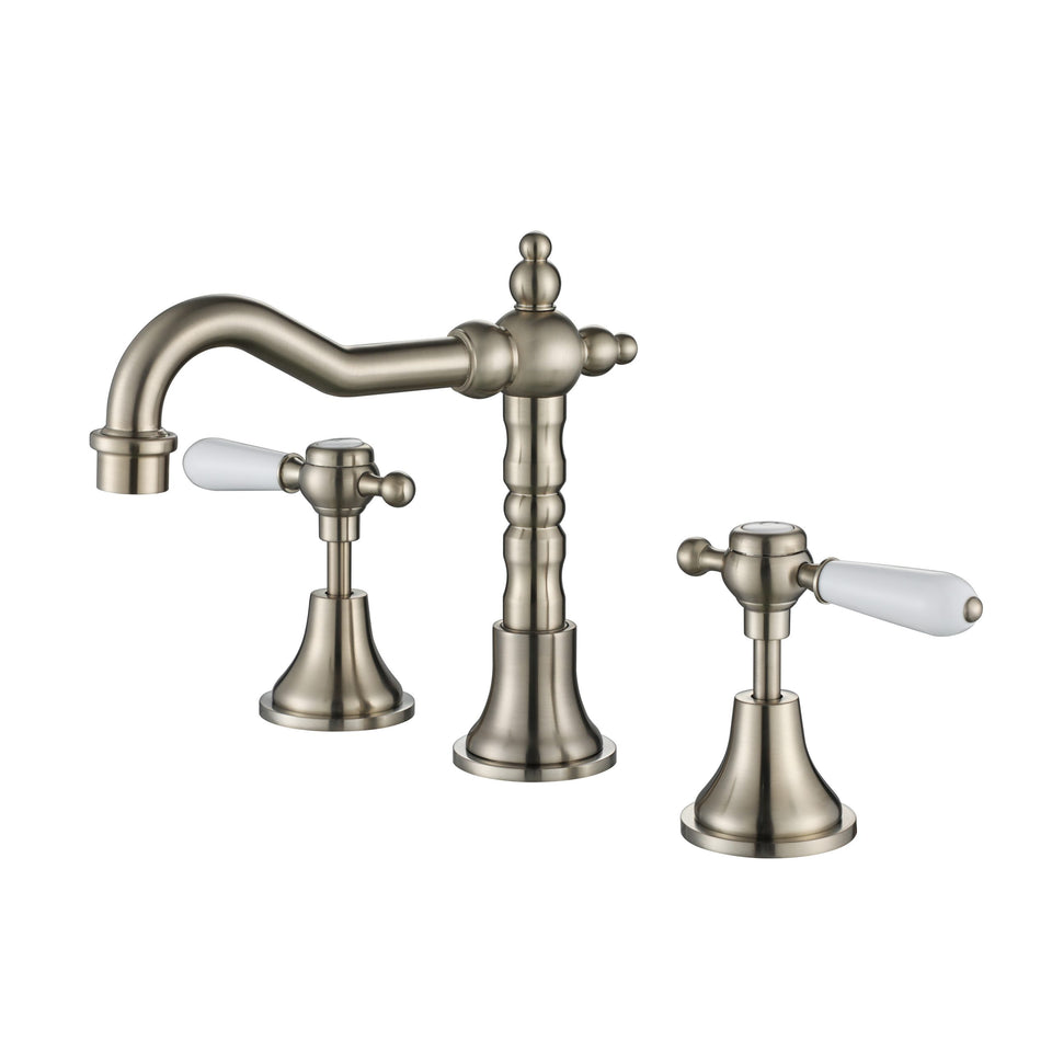 Modern National Bordeaux Basin Set - Brushed Nickel (BOR001-1BN)