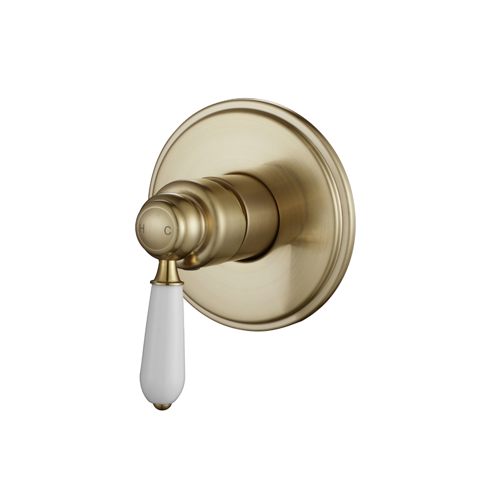 Modern National Bordeaux Shower Mixer - Brushed Bronze (BOR008BM)