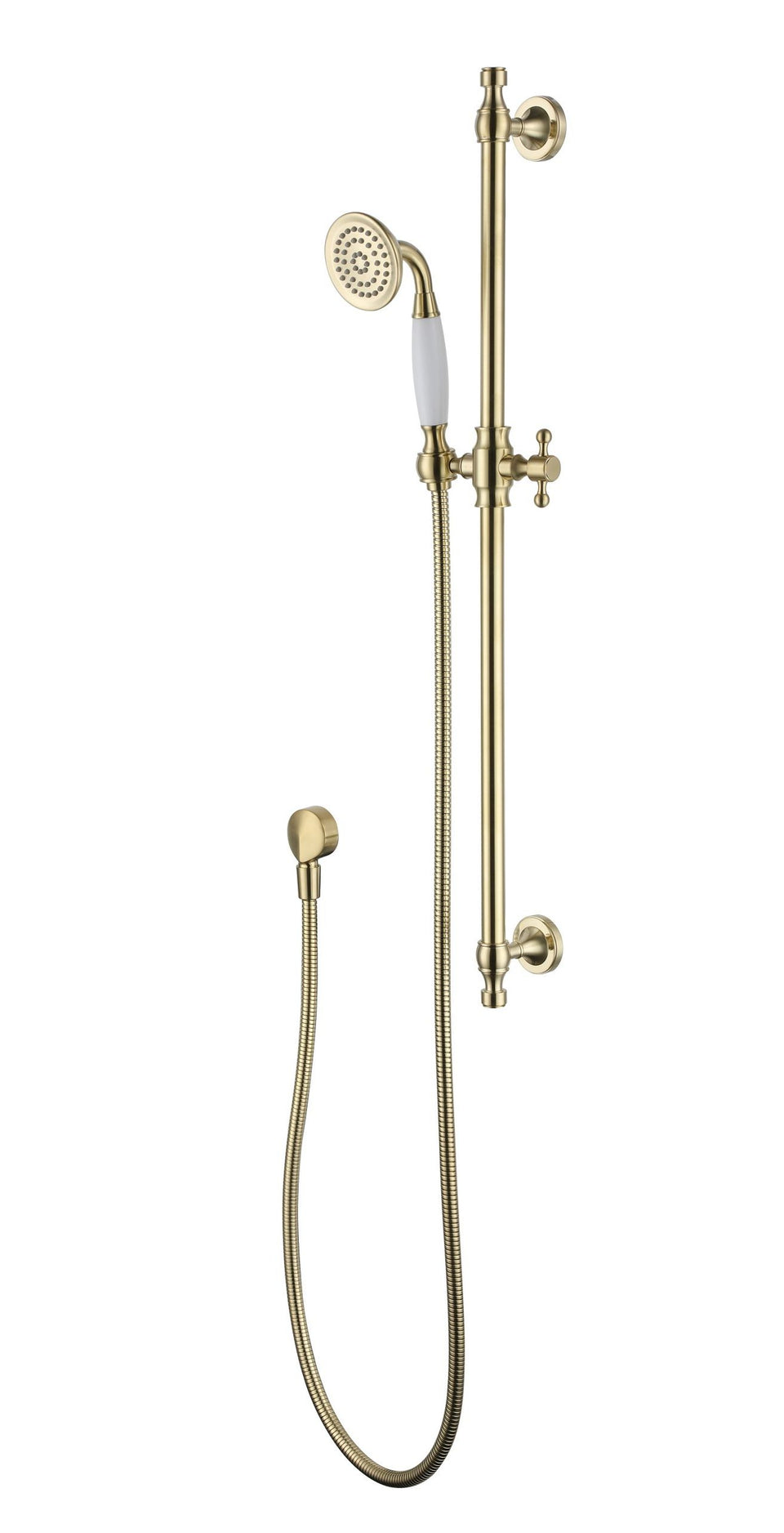 Modern National Bordeaux Shower On Rail - Brushed Bronze (BOR014BM)
