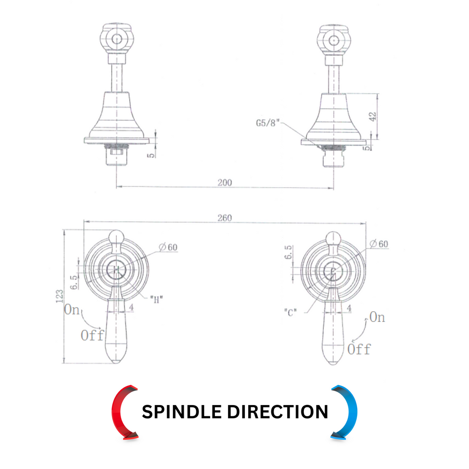 Modern National Bordeaux Wall Tops technical drawing (BOR017BK)