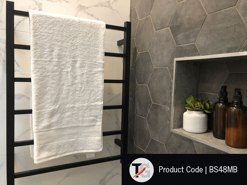 Thermogroup Straight Square Budget Heated Towel Rail