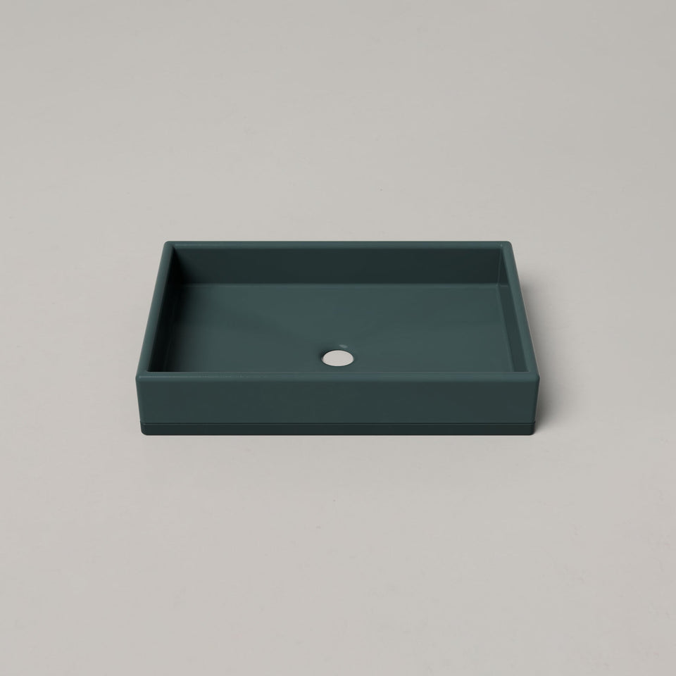 Nood Co Box Basin Two Tone - Surface Mount - Teal (BX2-1-0-TE)
