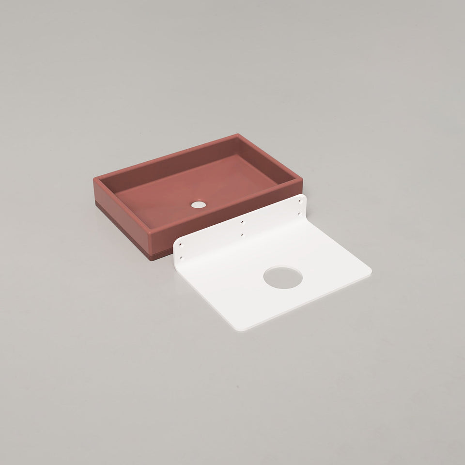 Nood Co Box Basin Two Tone - Wall Hung - Musk (BX2-2-0-MU)