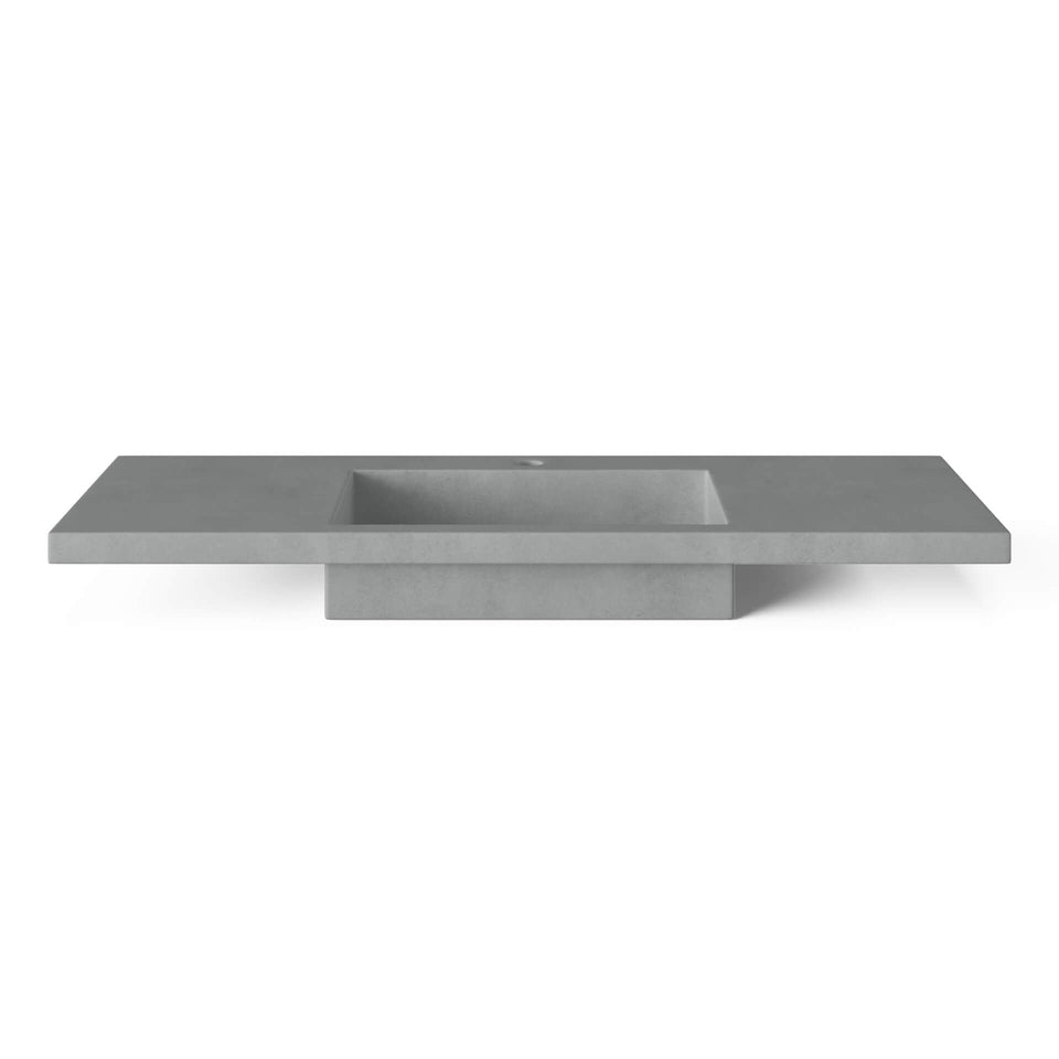 BA-120-08-SG-WH | Baly - Concrete Vanity Sink