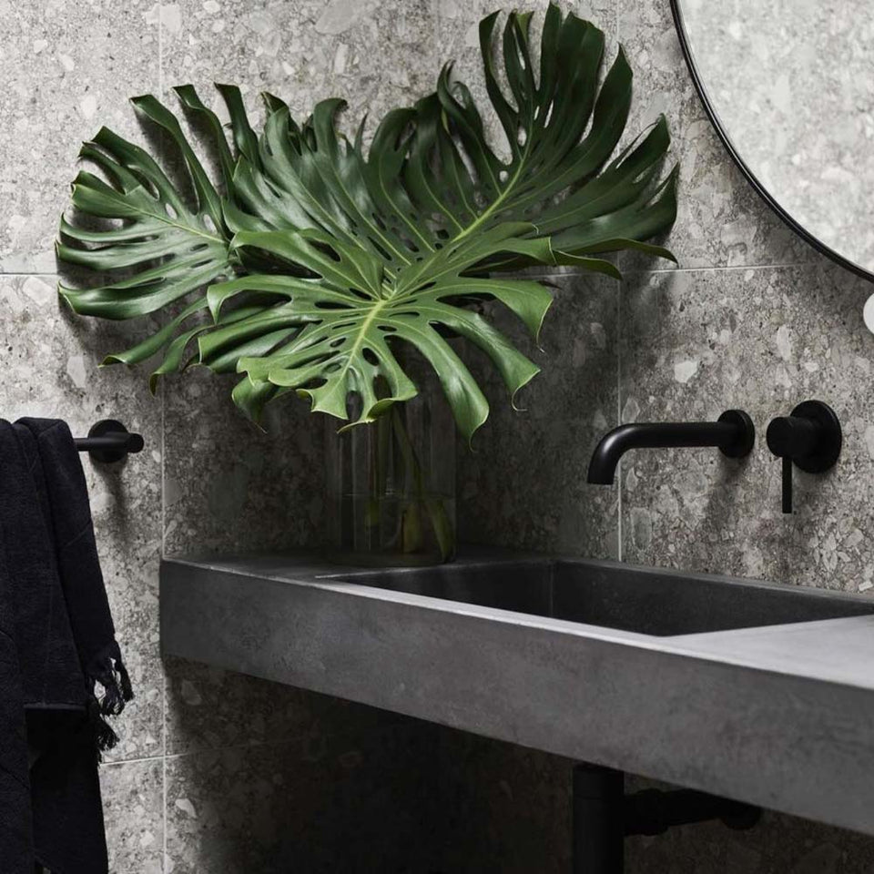 BA-120-04-SG-WH | Baly - Concrete Vanity Sink