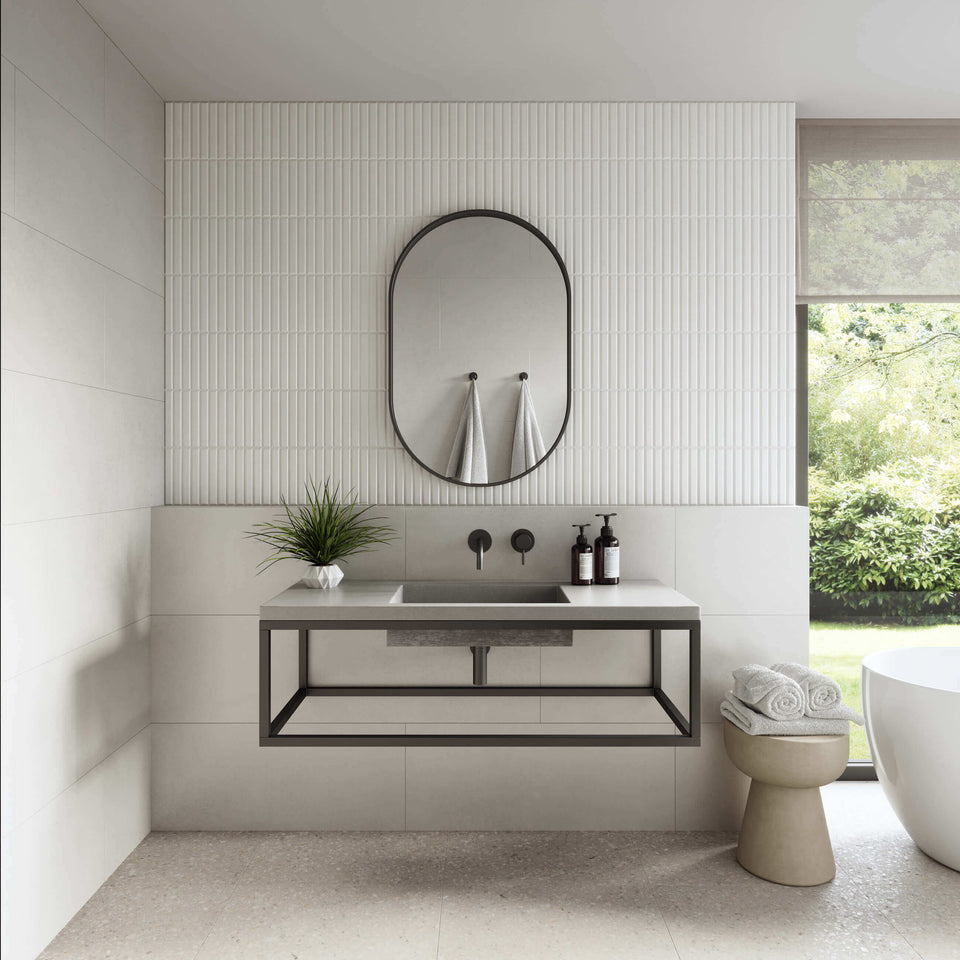 BA-090-04-SG | Baly - Concrete Vanity Sink