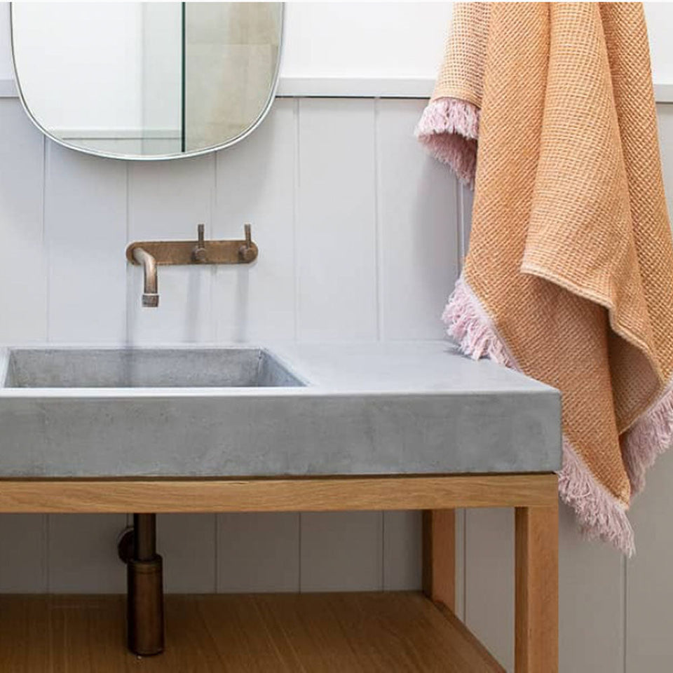 BA-075-04-SG-WH | Baly - Concrete Vanity Sink