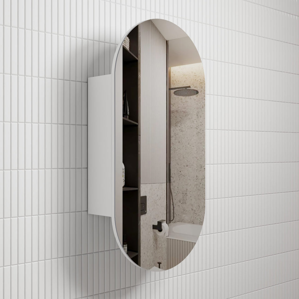 Aulic Beau Monde Shaving Cabinet Beau Monde-MATTE WHITE-1