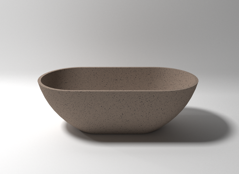 Pietra Bianca Bella Freestanding Bath