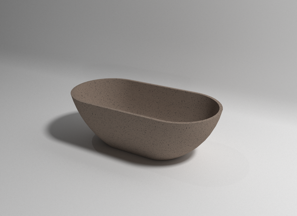 Pietra Bianca Bella Freestanding Bath