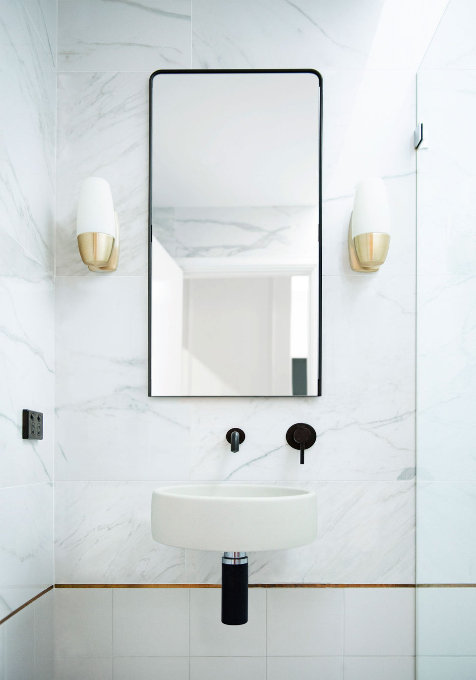 Wall Hung Bowl Basin Two Tone (21 concrete finishes)