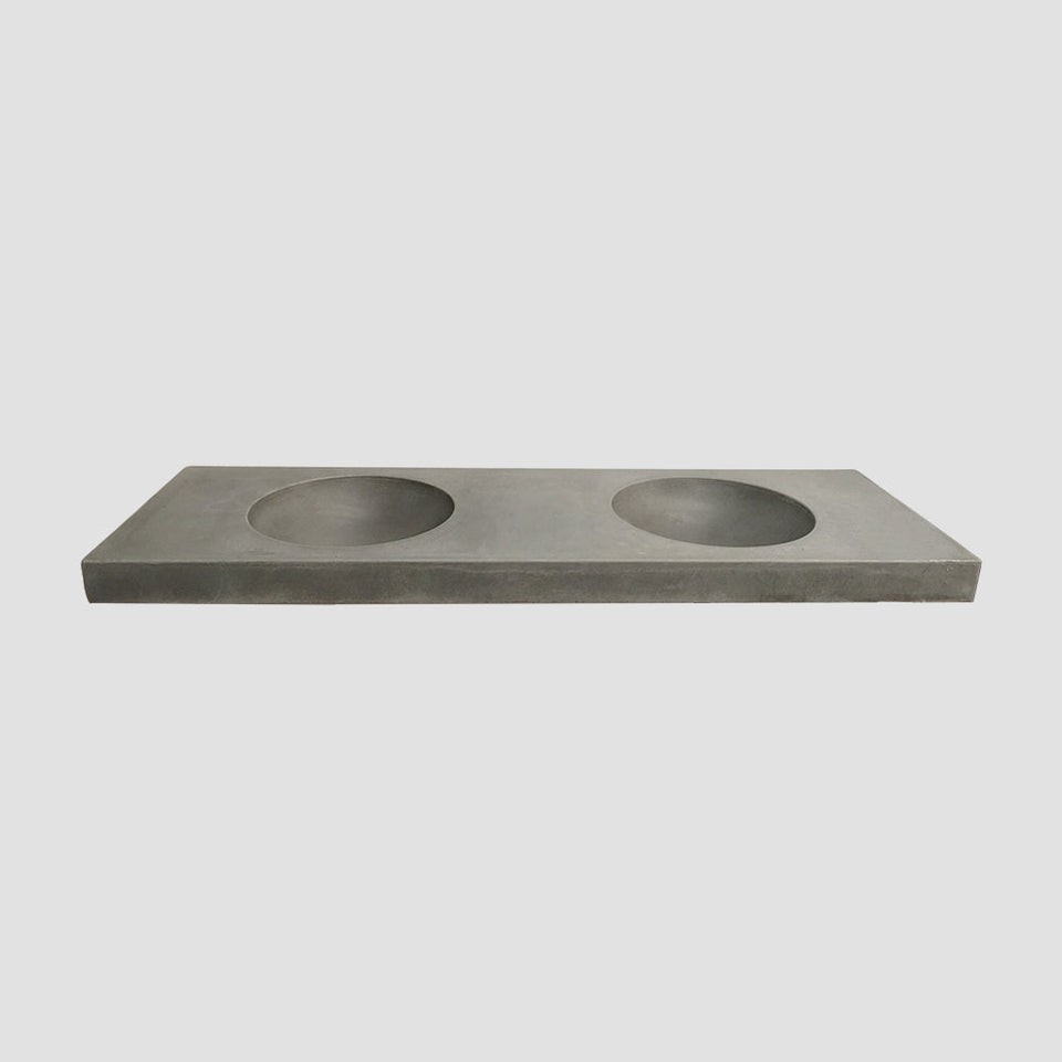 BO-120-04-SG-WH | Boya - Concrete Vanity Sink