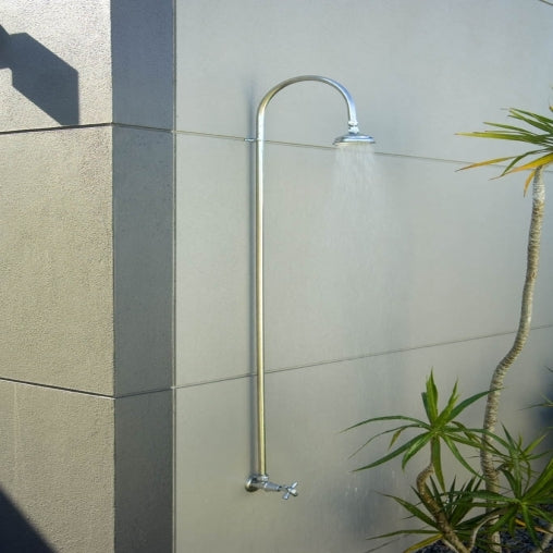 Rainware - Bribie Wall Mounted Outdoor Shower Cold (Bottom Inlet) Product Code - 2001B