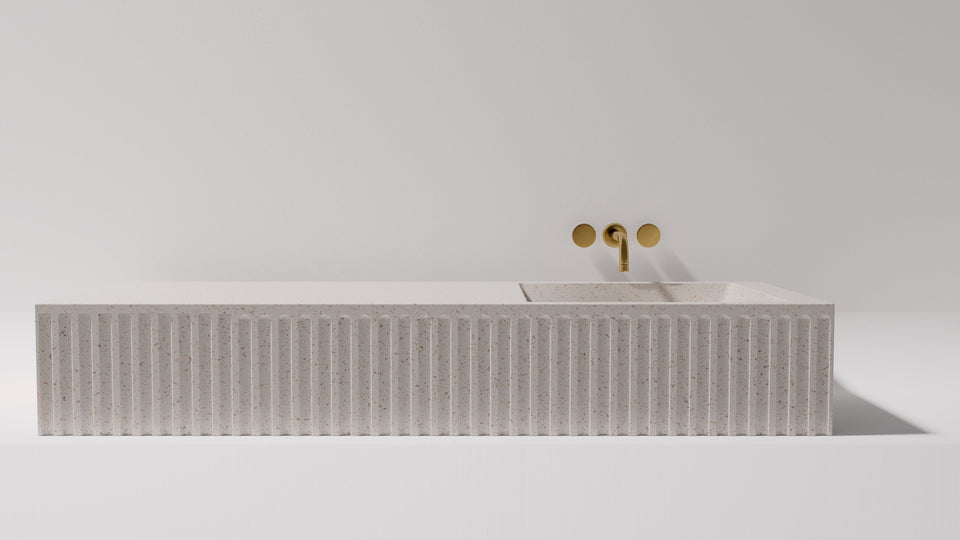 Pietra Bianca Briza Wall Hung Basin