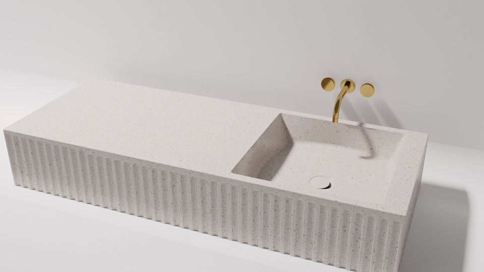 Pietra Bianca Briza Wall Hung Basin