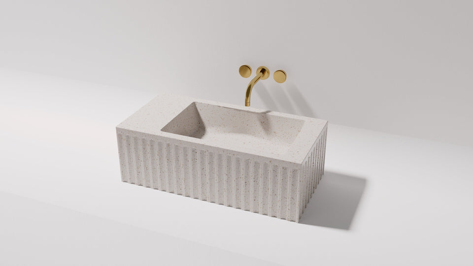 Pietra Bianca Briza Wall Hung Basin