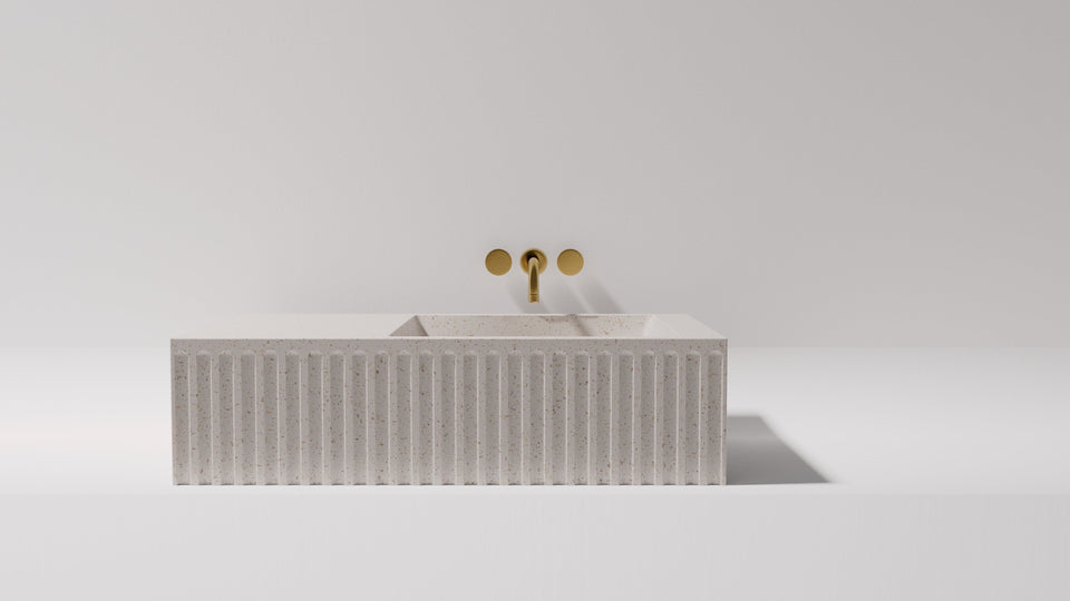 Pietra Bianca Briza Wall Hung Basin
