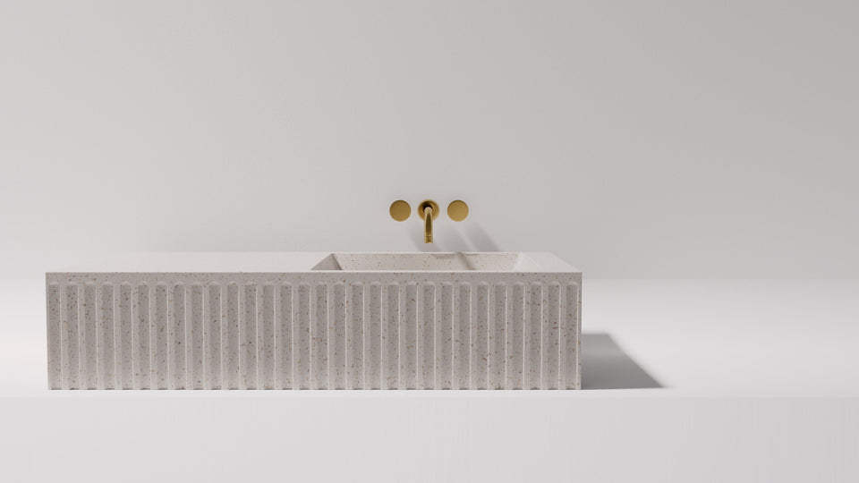 Pietra Bianca Briza Wall Hung Basin