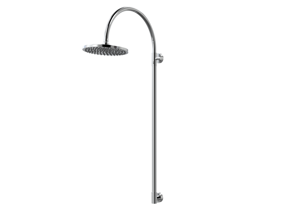 PAR Taps Lugano Exposed Wall Shower Adjustable Height - Chrome (C22.031.1.01)