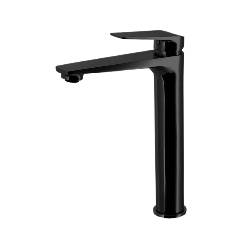 Modern National Cascade High Rise Basin Mixer - Matte Black (CAS002BK)