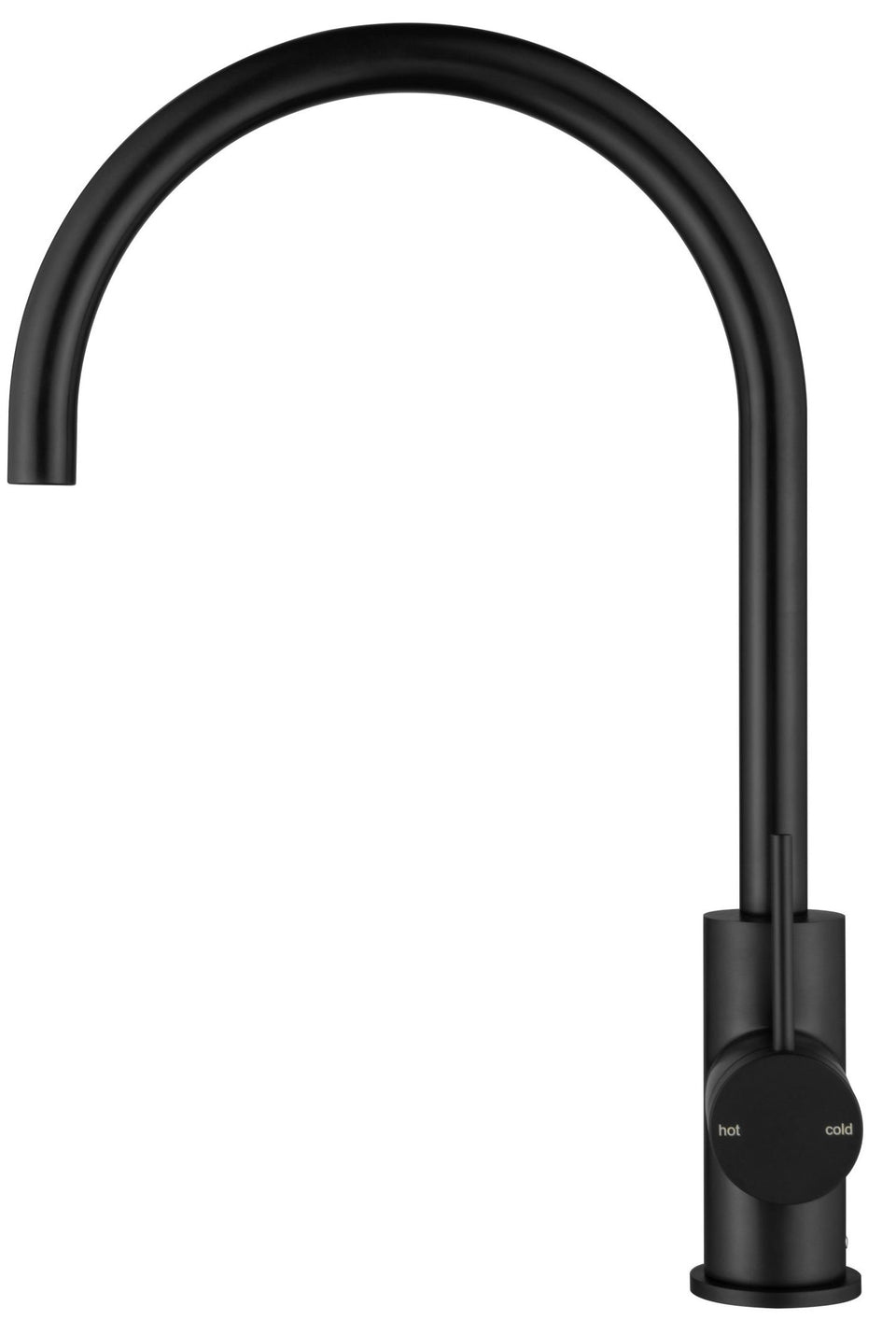 Bella Vista Mica Gooseneck Sink Mixer (SM-5-BLK) 2