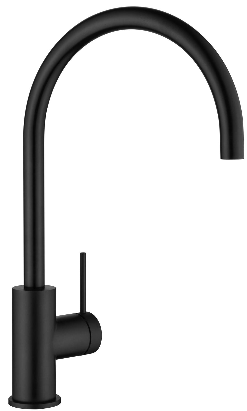 Bella Vista Mica Gooseneck Sink Mixer (SM-5-BLK) 4