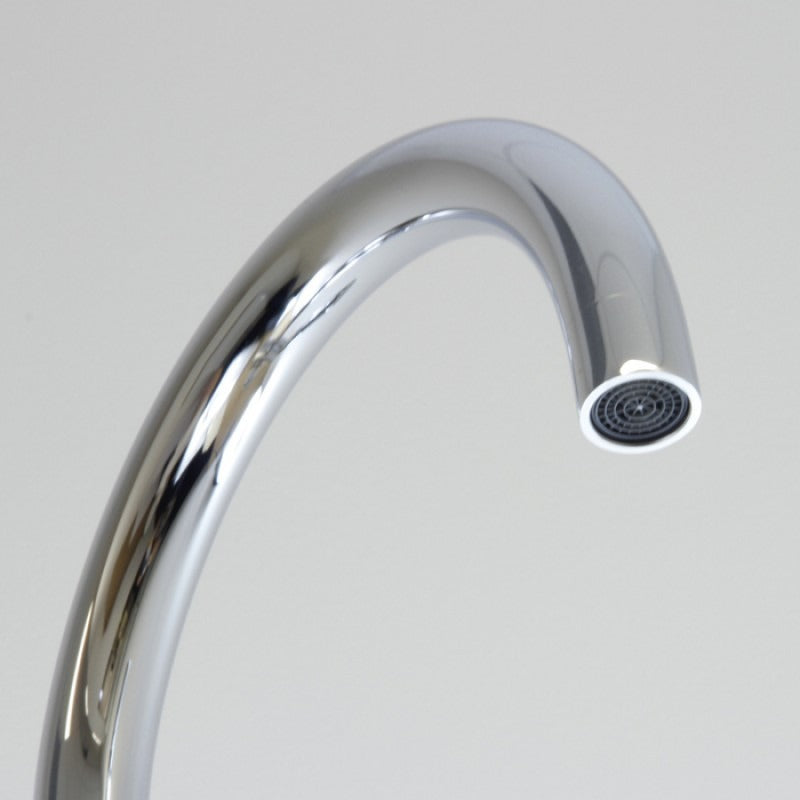 Aquaperla Euro Round Chrome Freestanding Bath Mixer With Hand held Shower