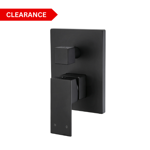 Modern National Chao Mini Shower Diverter Mixer - Matte Black (CHAM009BK)