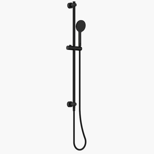 Clark Round Rail Shower (Top Inlet) - Black (CL10047.B3A)