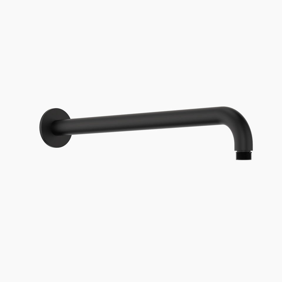 Clark Right Angled Wall Arm 400mm - Black (CL10052.B)