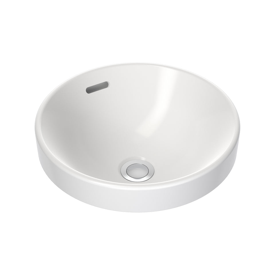 Clark Round Inset Basin 350mm - White (CL40010.W0)