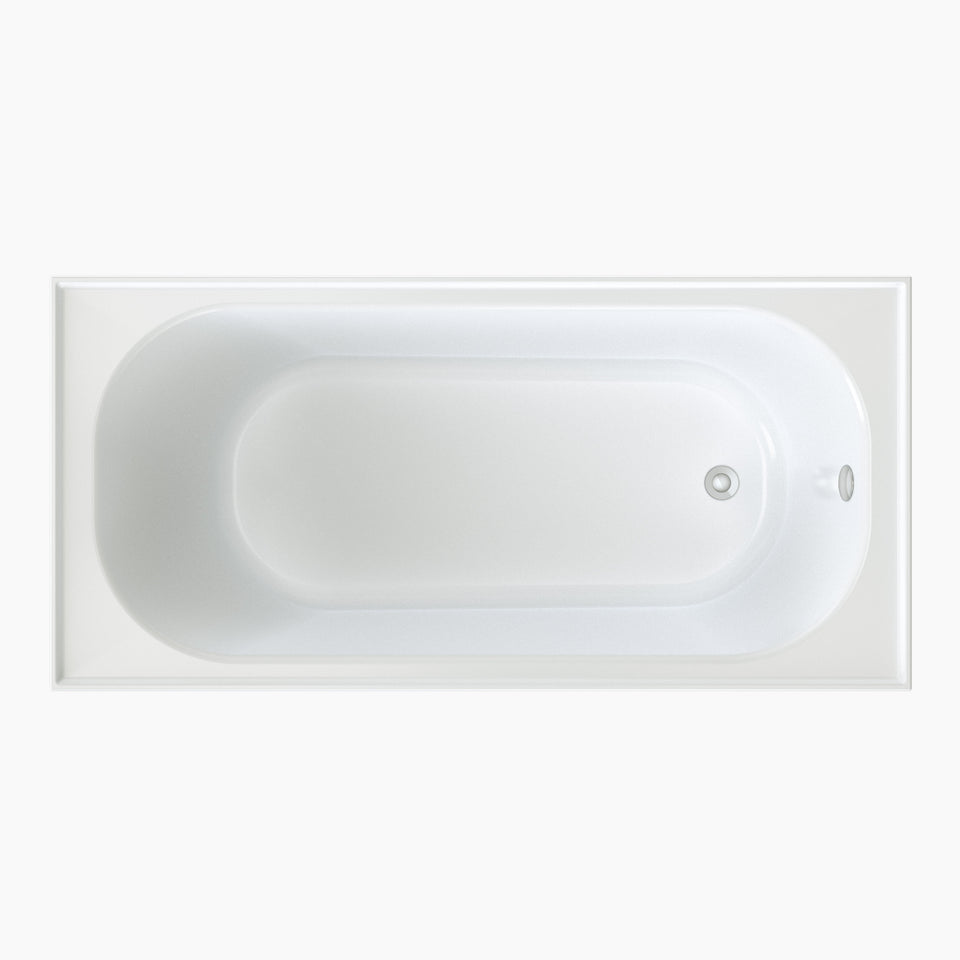Clark Round Bath 1525mm - White (CL50001.W4TF)