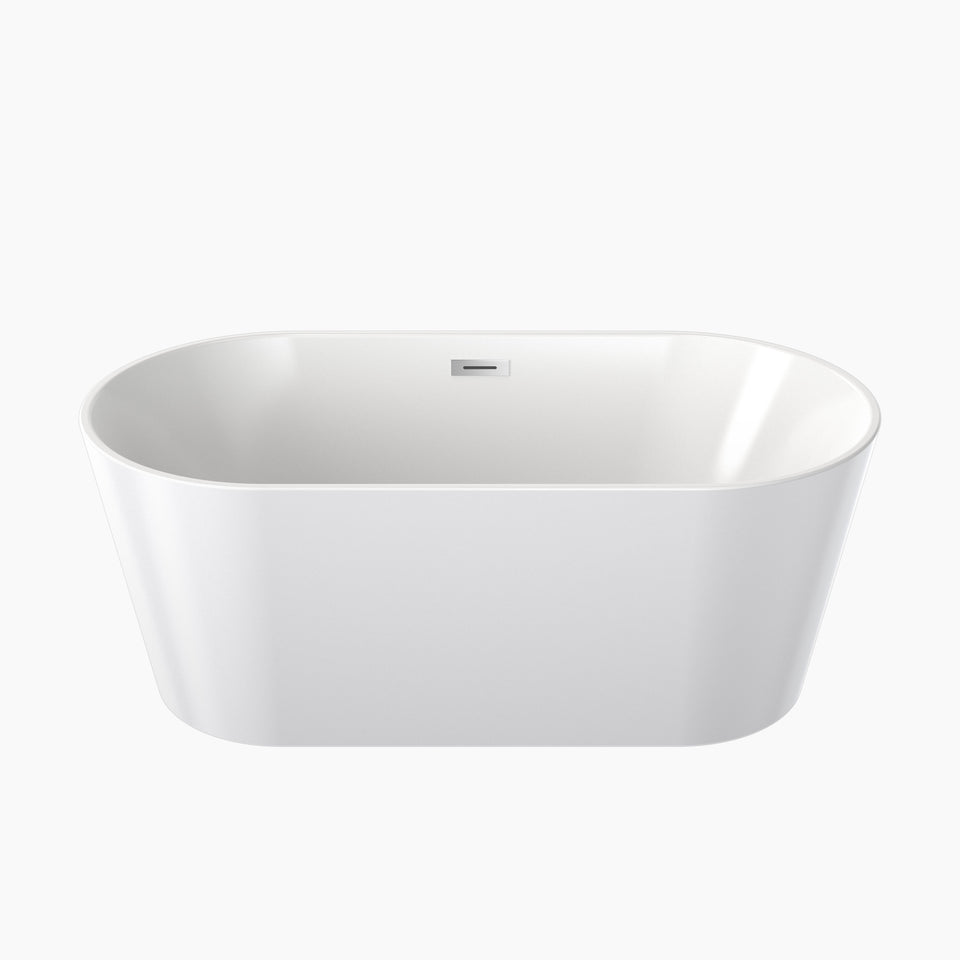 Clark Round Freestanding Bath 1400mm - White (CL50005.WFS)