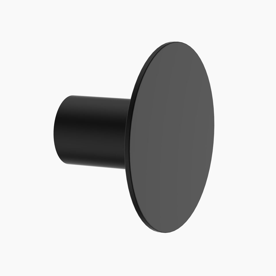 Clark Round Wall Hook - Black (CL60025.B)
