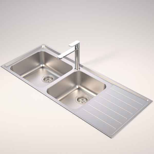 Caroma Luna® 1.75 Bowl Left Hand Side Bowl - Chrome (COCL175.1L)